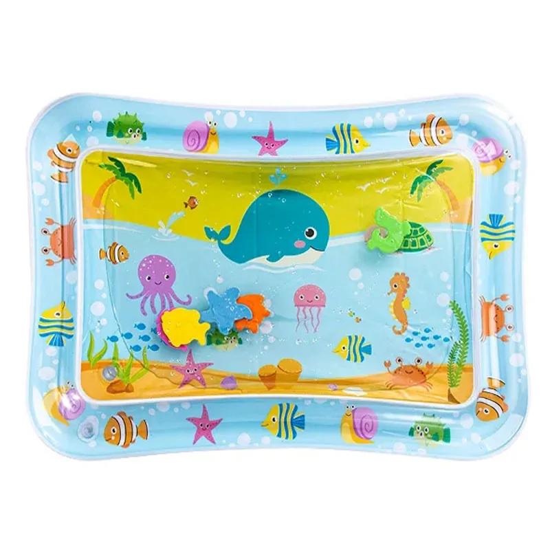 Tapis de jeu d'eau pour bébé, coussin gonflable en PVC pour nourrissons, temps du ventre, coussin d'