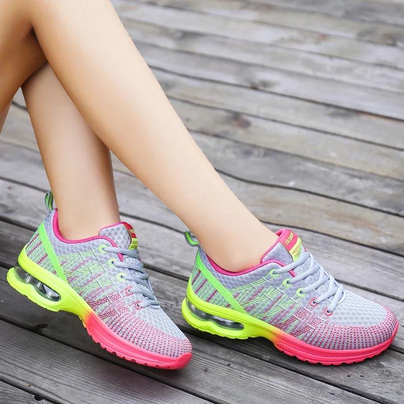 Chaussures de course pour femmes en plein air respirant mode femmes chaussures de Jogging 2025 Fitne