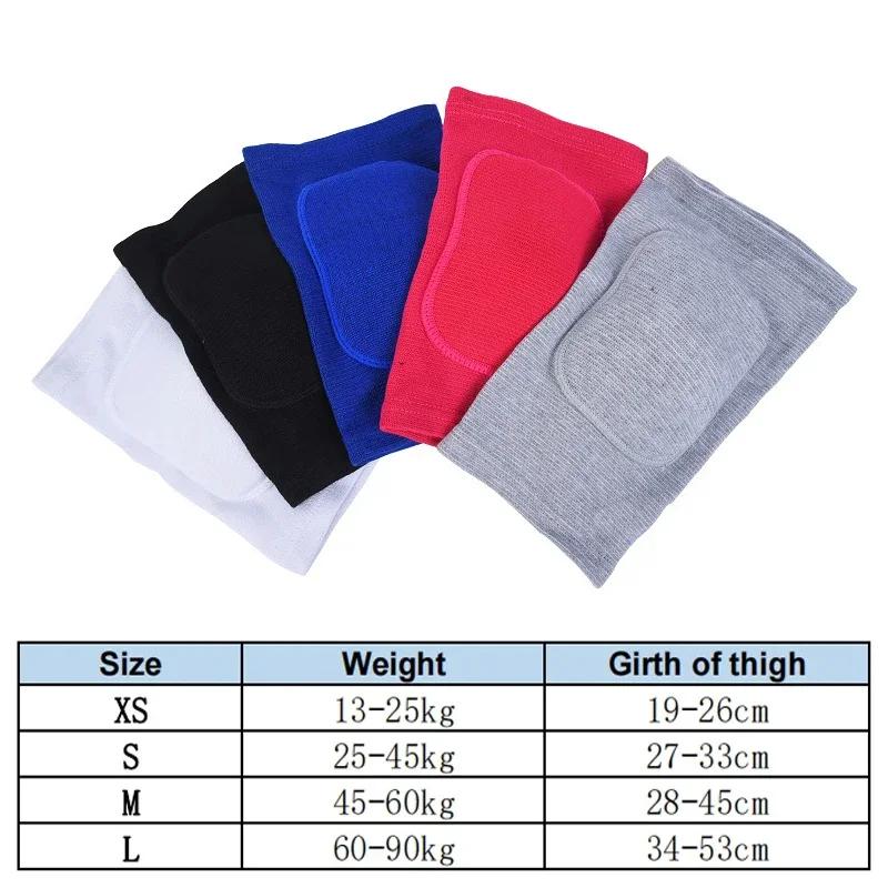2 pièces genouillères de sport Compression danse genou protecteur soutien épaissi éponge volley-ball