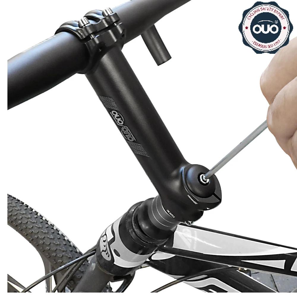 OUO vtt vélo Table CNC longue tige Riser guidon Extender 7/12/17/35 degrés 140/150mm tige vers le ba