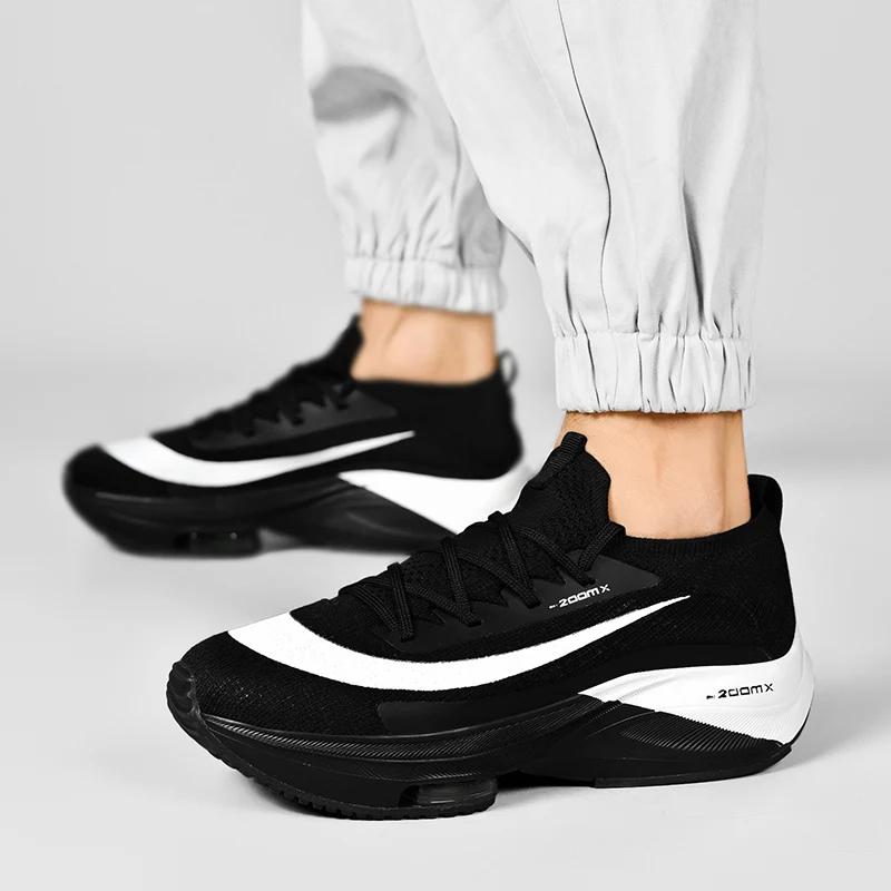 Chaussures de course respirantes pour hommes, baskets de Jogging en plein air, d'entraînement, de lu