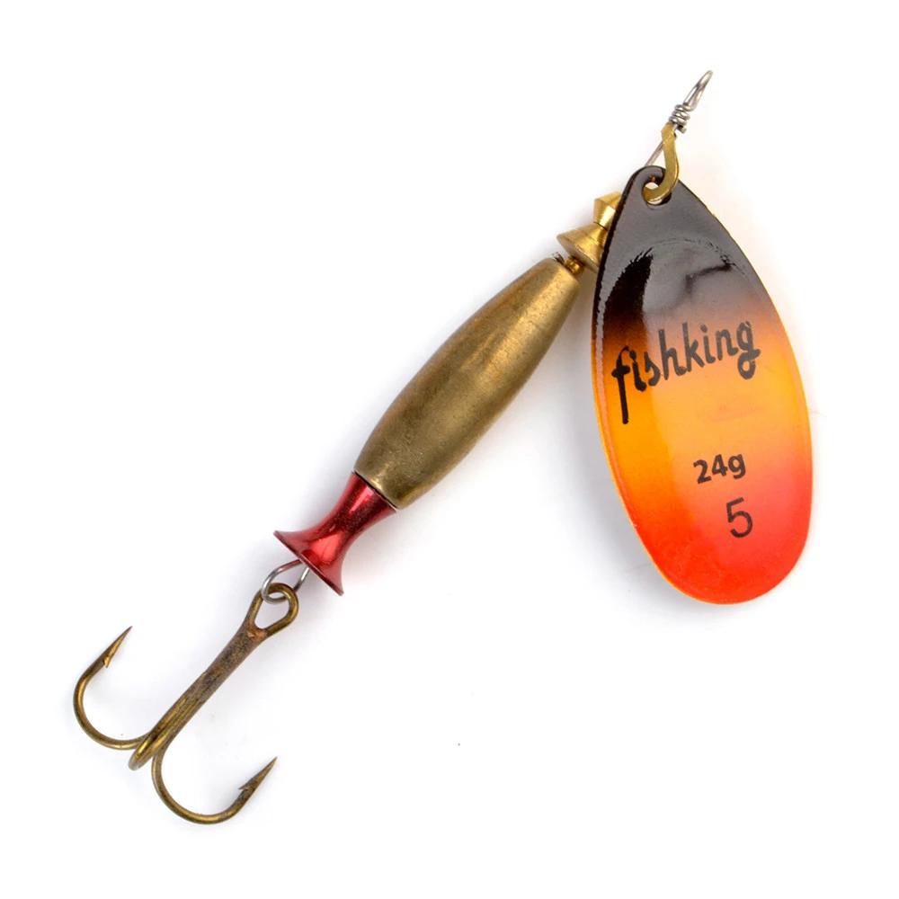 NGB longue coulée Spinner appât leurre de pêche 18g 24g rotatif en métal Spinbait cuillère leurres b