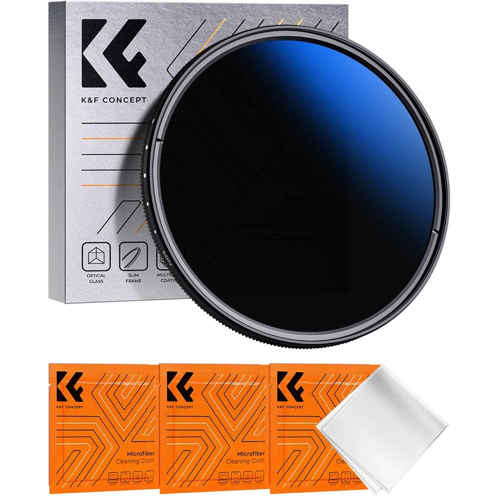 K & F CONCEPT – filtre pour lentilles ND variables, Fader mince réglable ND2 à ND400, densité neutre
