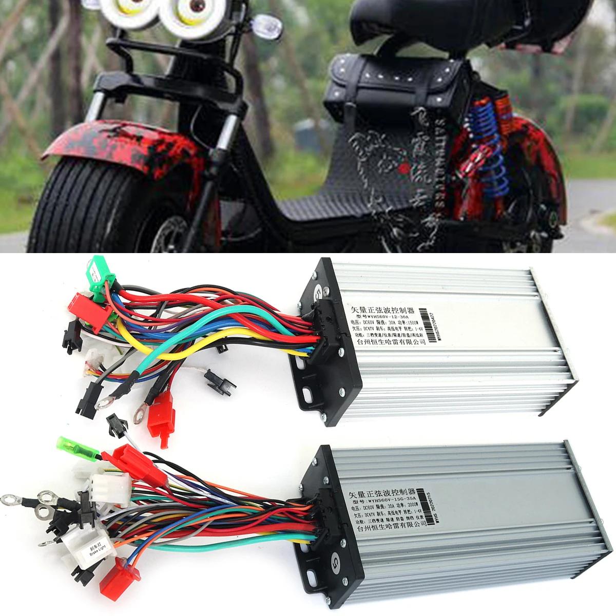 Contrôleur de moteur sans balais Intelligent 60V 72V 1500W 2000W pour Scooter électrique Citycoco, c