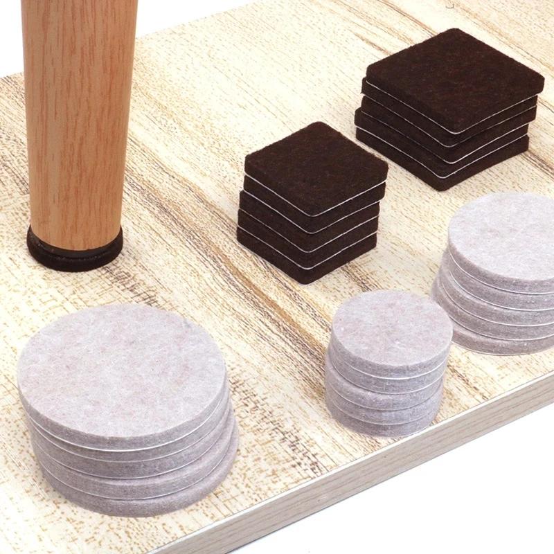 Meubles chaise Table jambe auto-adhésif feutre bois plancher protecteur tampons auto-adhésif meubles