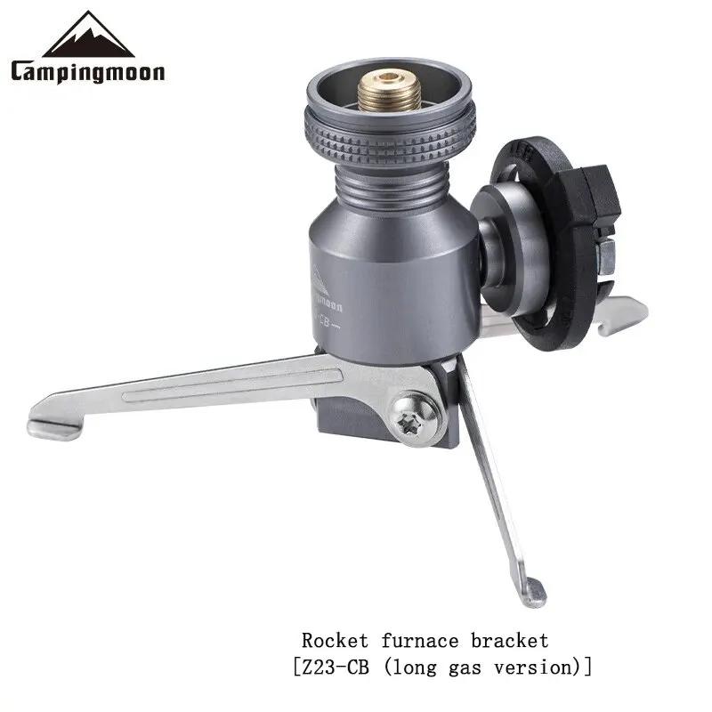CPAMINGMOON Support de four à fusée Z23-CB Adaptateur à trois broches, Tête de four à gaz longue pla