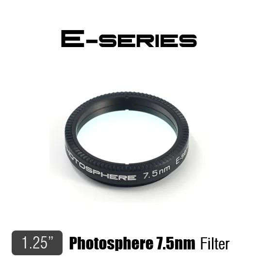 Photosphère pour granulation solaire et détails des taches solaires, First One, 1.25 pouces, 7.5nm, 