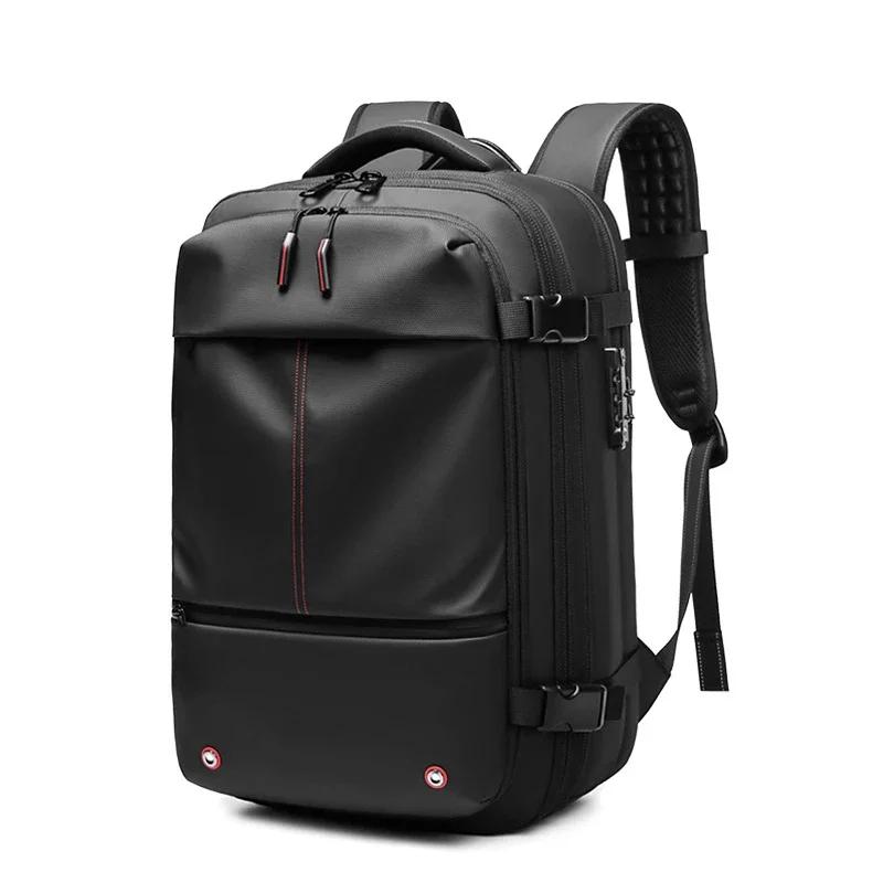 Sac à dos à compression sous vide pour ordinateur portable, sac à dos de voyage pour hommes, grande 