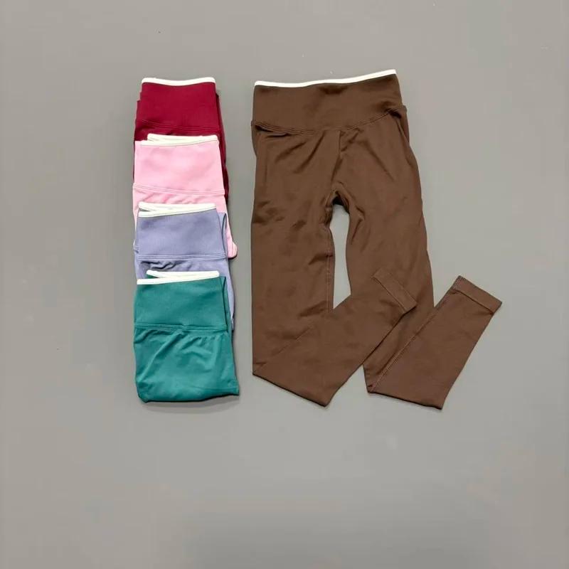 Leggings de yoga taille haute sans couture pour femme, effet ventre plat, extensibles, doux, confort