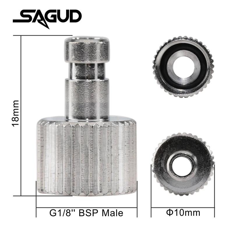 SAGUD – accessoires à déconnexion rapide pour aérographe, adaptateur de raccord rapide 1/8 avec 4 co