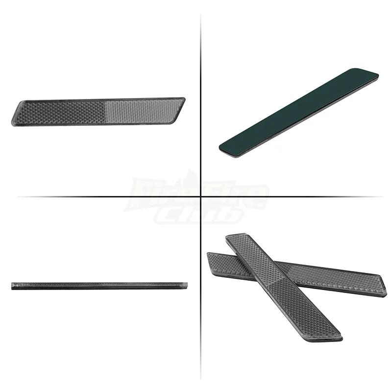 Couvercle de loquet de réflecteur de protection de sacoche de moto fumée ABS pour Harley Touring Roa