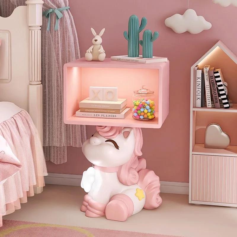 Table de chevet pour chambre à coucher, accessoires de décoration pour chambre de fille, mobilier ro