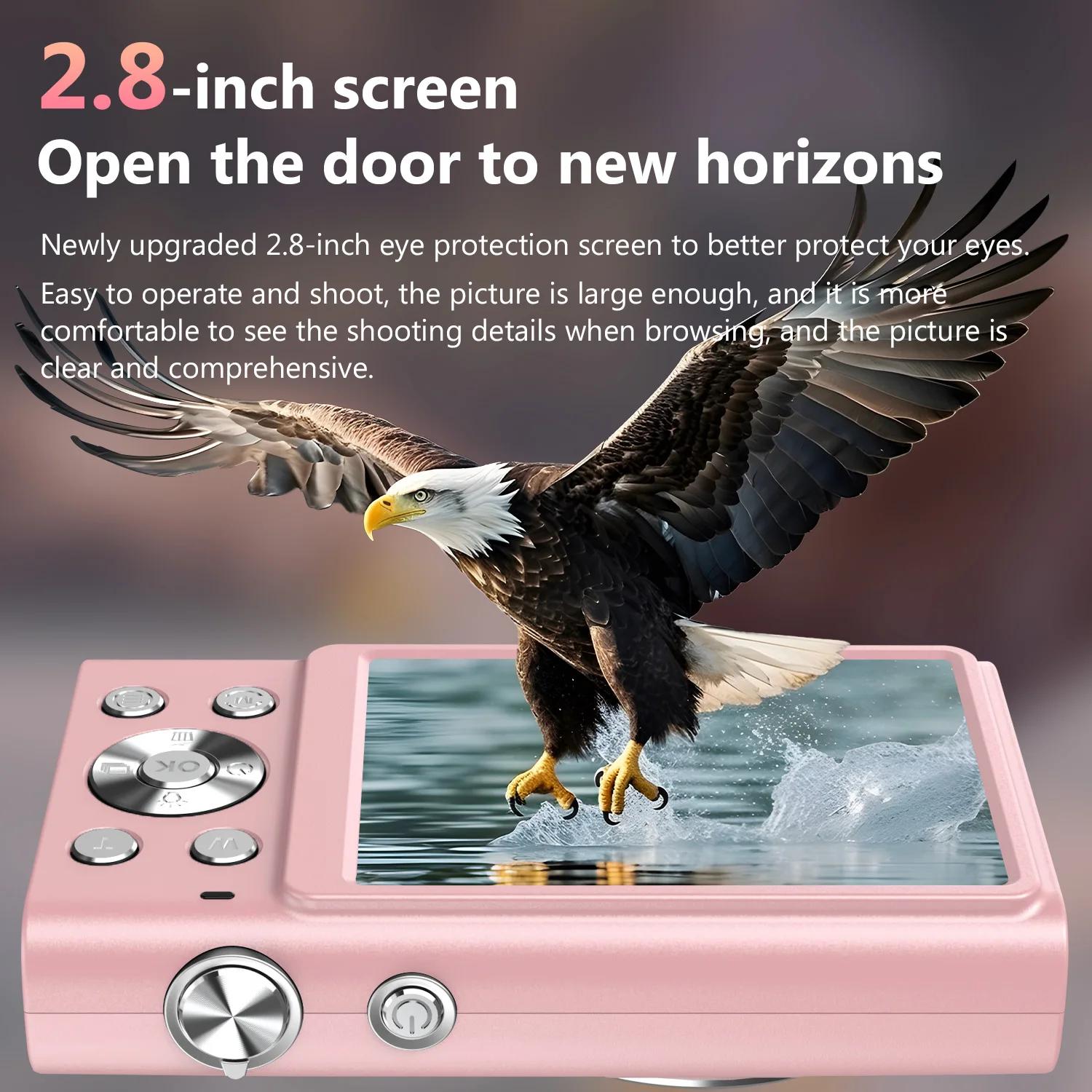 Appareil photo numérique 4K, Autofocus, Vlogging, HD 48mp, avec grand écran 2.8 pouces, caméscope po