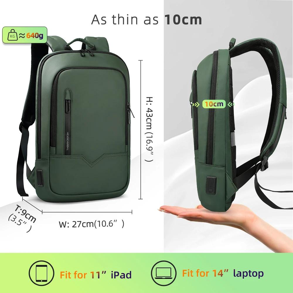 Sac à dos Heroic Knight pour hommes, sac à dos d'affaires mince pour tablette, sac à dos de voyage l