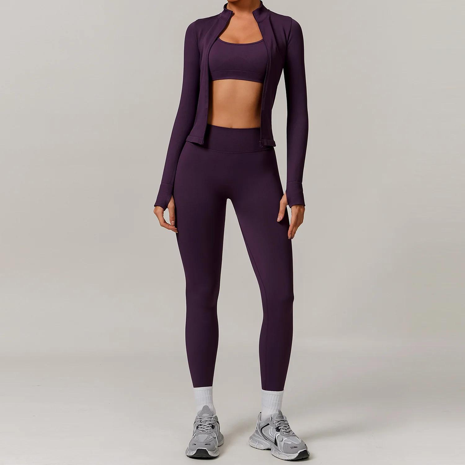 Ensemble de Yoga pour femmes, vêtements d'entraînement sans couture, vêtements de sport, Fitness, ma