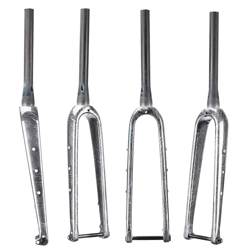 AIRWOLF 700C fourche à gravier frein à disque fourche de vélo de route pneu Max 700 45C ou 27.5*2.1 