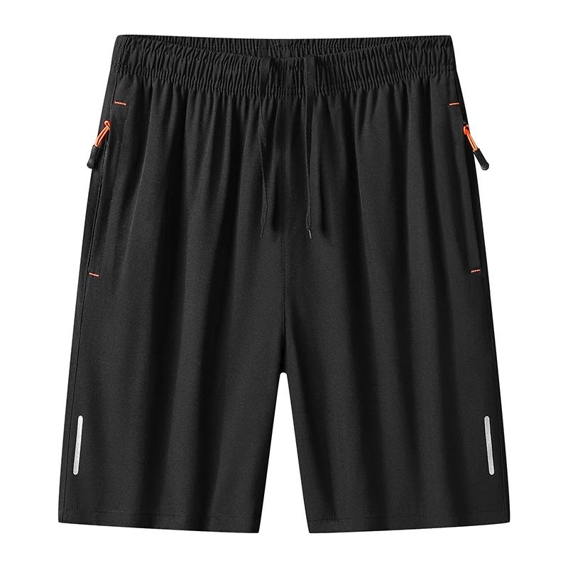 Short de sport été homme en soie glacée - Vêtement plage respirant pour basketball et fitness