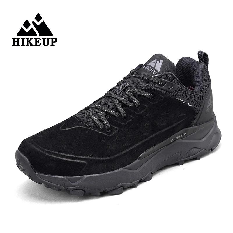 HIKEUP chaussures de randonnée pour hommes Sports de plein air Camping chasse marche chaussure daim 