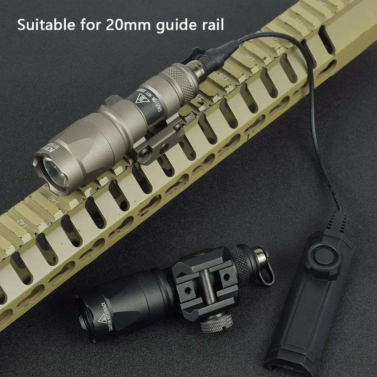 Surefir lampe de poche tactique M300 M600 M600C Scout lumière avec double fonction pressostat 600 Lu