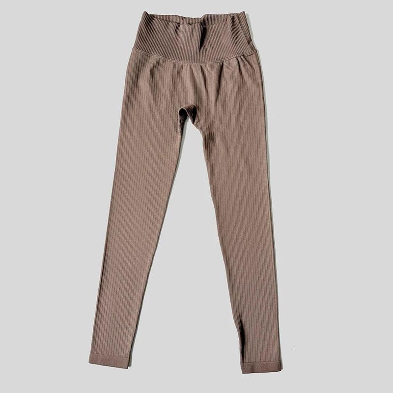 Pantalon de Yoga côtelé Sportirends pour femme - Haute extensibilité pour le Fitness et l'entraînement