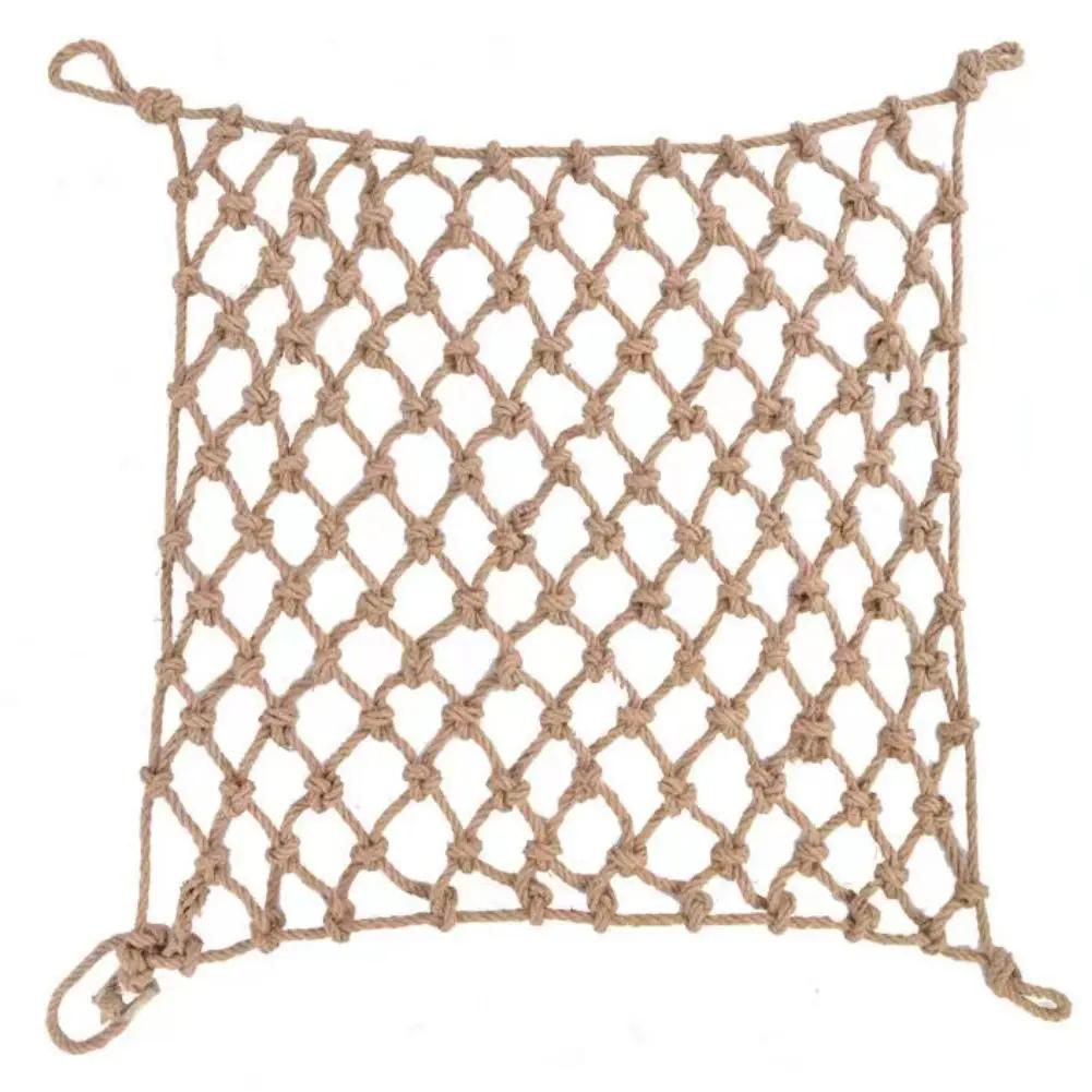 Filet de corde de chanvre de jardin, filet de sécurité pour enfants, protection des escaliers, maill