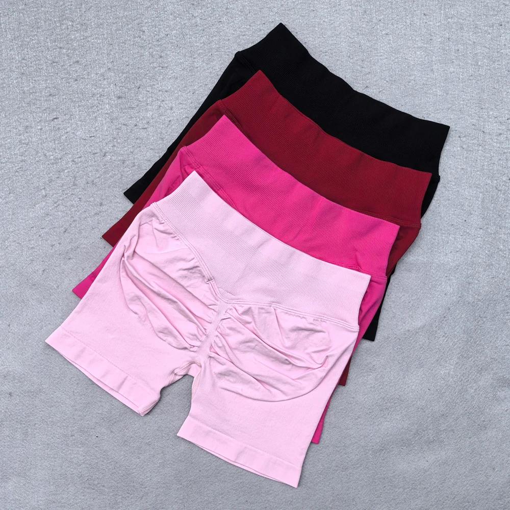 Ensemble de Yoga sans couture pour femmes, 2 pièces, débardeur rembourré, col licou, froissé, levage