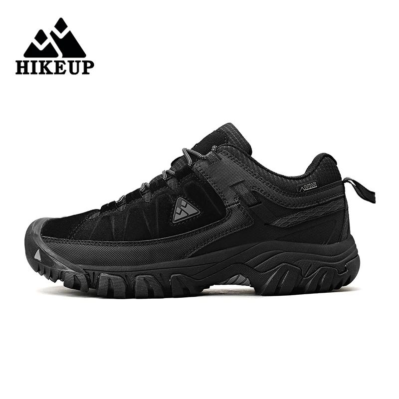 HIKEUP nouvelles chaussures de randonnée pour hommes de haute qualité chaussures d'escalade en cuir 