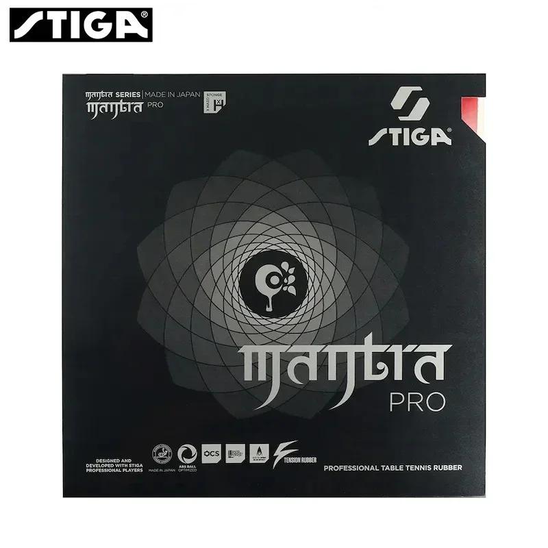 STIGA-MANTRA PRO Caoutchouc de tennis de table, Caoutchouc de ping-pong semi-creux, AstrBalancing, P