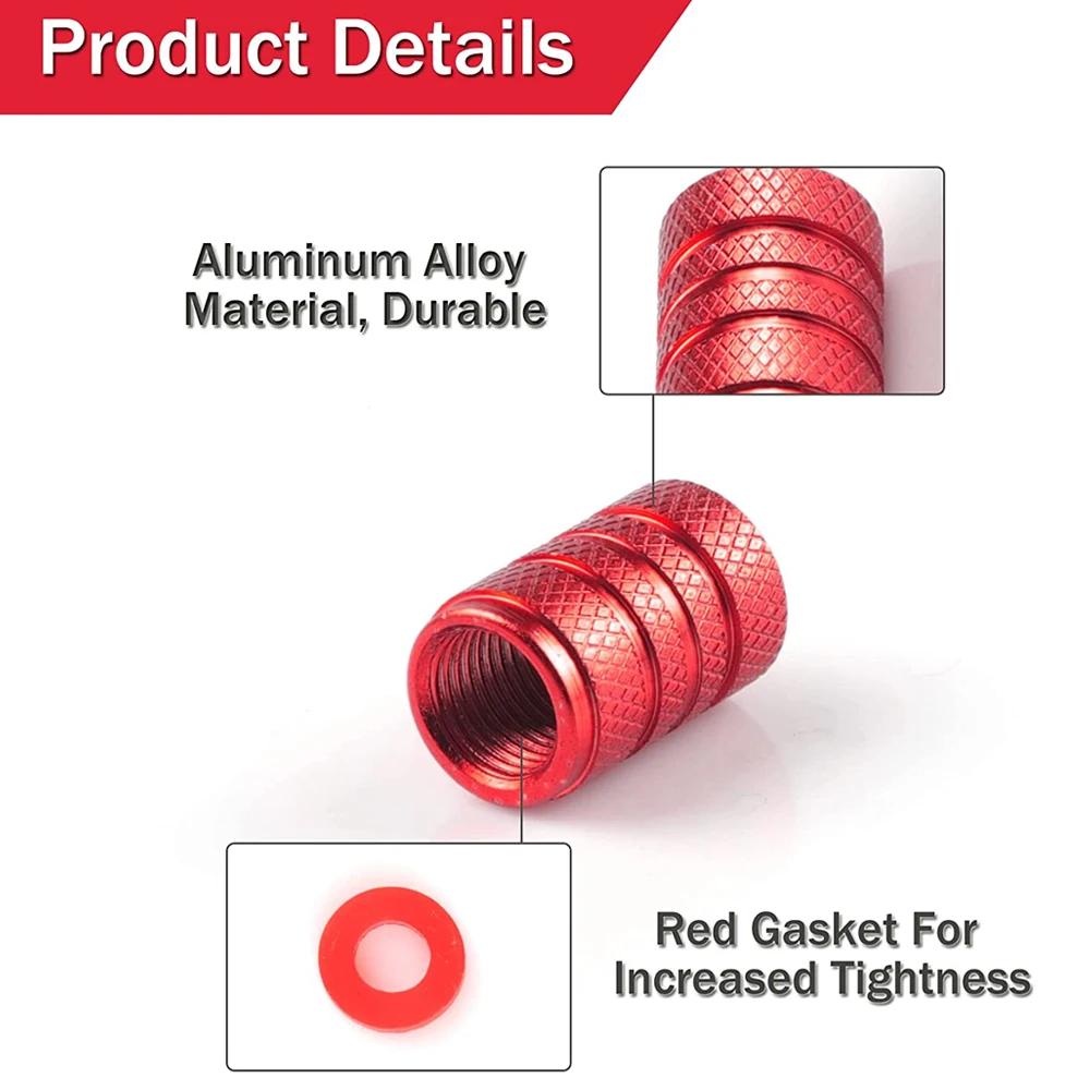 Bouchons de Valve de pneu en aluminium, anti-poussière, couvercles de tige universels pour voitures,