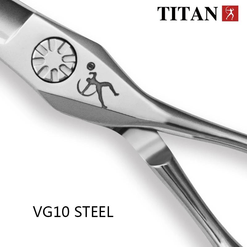 Titan-Ciseaux de cheveux professionnels tranchants faits à la main en acier inoxydable, salon de coi