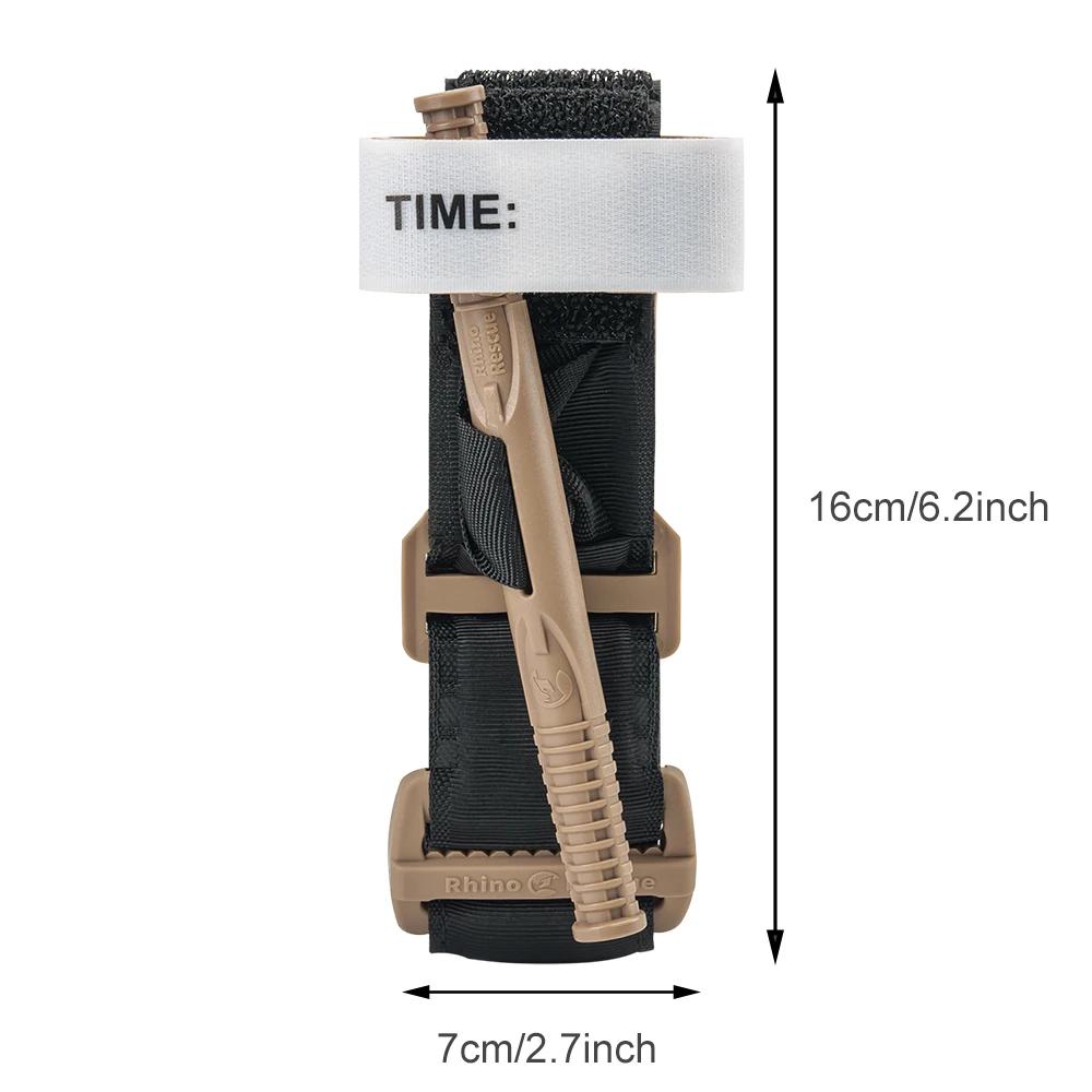 Garrot médical de sauvetage Rhino, hémostase tactique d'urgence en plein air, facile à utiliser, tra
