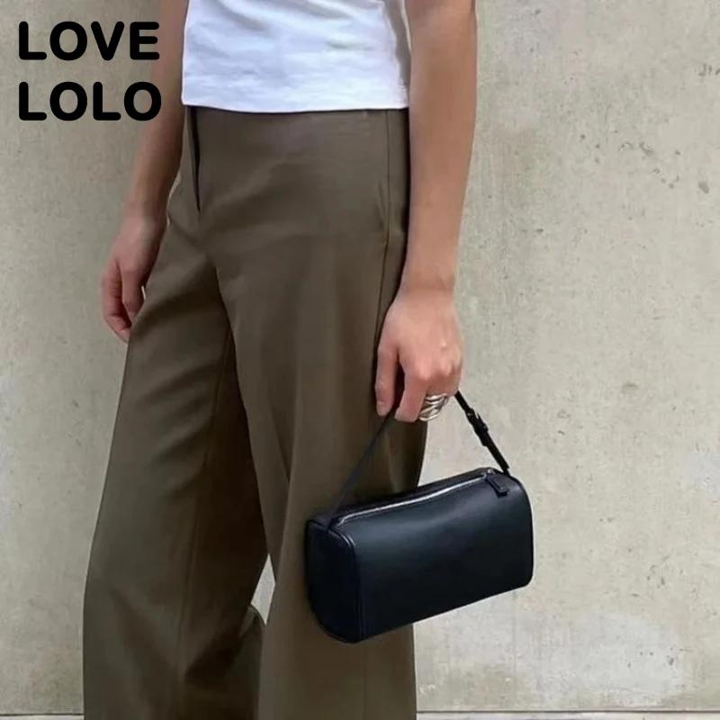 2025 nouveau luxe 90s porte-stylo sac véritable peau de vache souple et daim Mini sac à bandoulière 