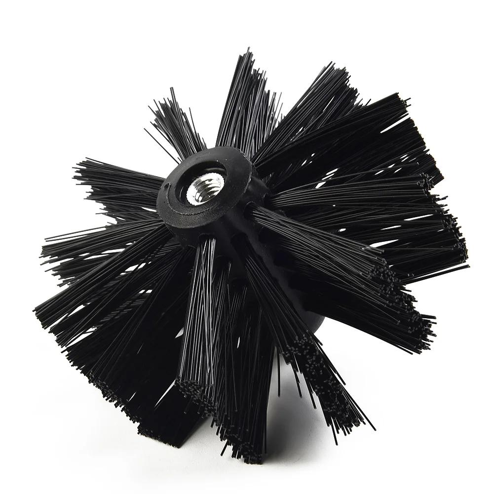 Brosse de cheminée rotative 100mm /150mm, sèche-linge en Nylon, brosse de nettoyage de ventilation, 