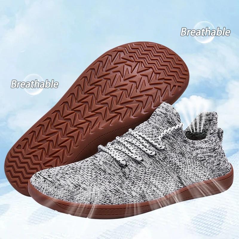 Chaussures pieds nus minimalistes unisexes, légères et respirantes, semelles zéro, chaussures de cou