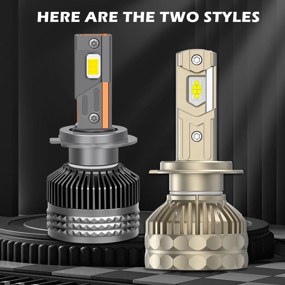 Lumière de sauna LED Canbus pour voiture, ampoules Plug-N-Play, lampe automatique, 30000LM, H7, Supe