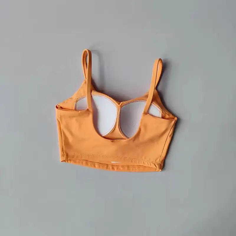 Soutien-gorge de sport push-up pour femmes - Coussinet fixe pour yoga, fitness et course respirant
