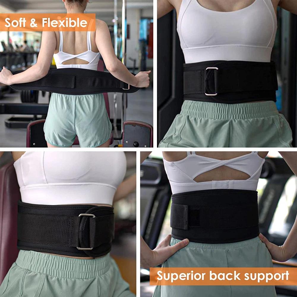 Ceinture de soutien de taille pour hommes, Support dorsal réglable pour Squat profond, haltère de po