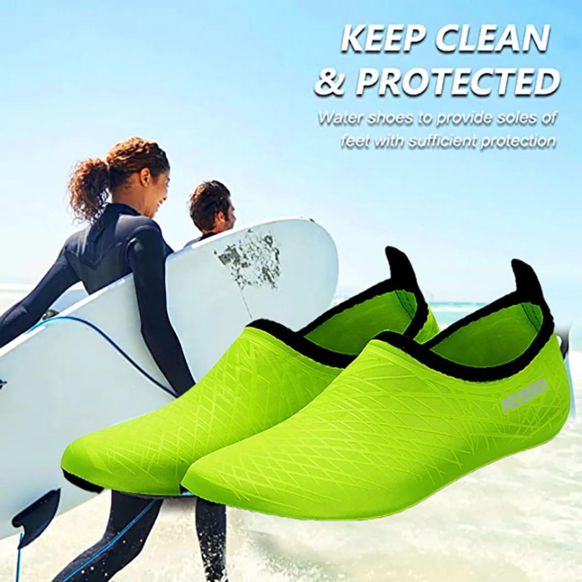 Chaussures aquatiques femmes hommes plage natation sport nautique pieds nus confortables