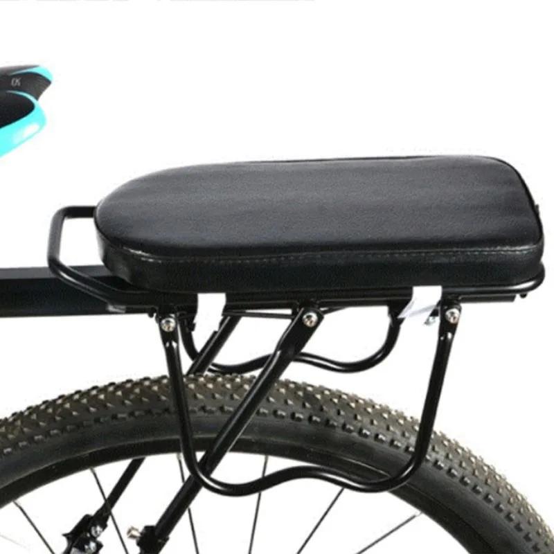 Selle de vélo enfant avec assistance dorsale, siège arrière de VTT T1, coussin en cuir PU, pièces de