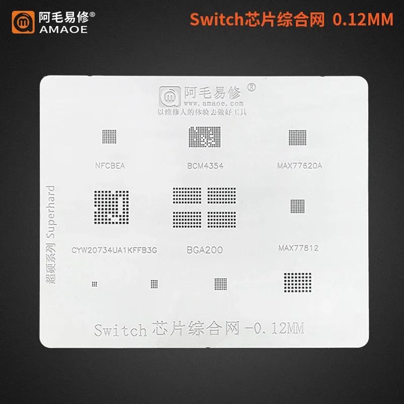 Amaoe-BIncome 200/BCM4354/Prévention 77620A/inverser CBEA 18/Template for Nintend Switch Steel Mesh 