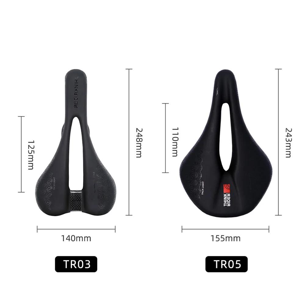 ThinkRider TR03 selle en Fiber de carbone ultralégère 116g selle ouverte haute performance SuperFlow