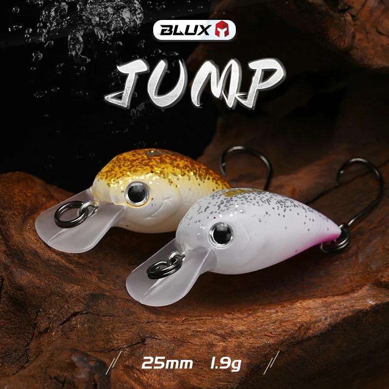BLUX JUMP 1.9g 25mm Mini manivelle Wobbler truite leurre de pêche eau douce vairon manivelle artific