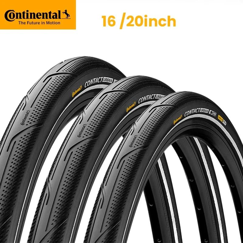 Continental Contact Urban 16 pouces / 20 pouces 3/180Tpi Pneu en fil d'acier anti-crevaison pour vél