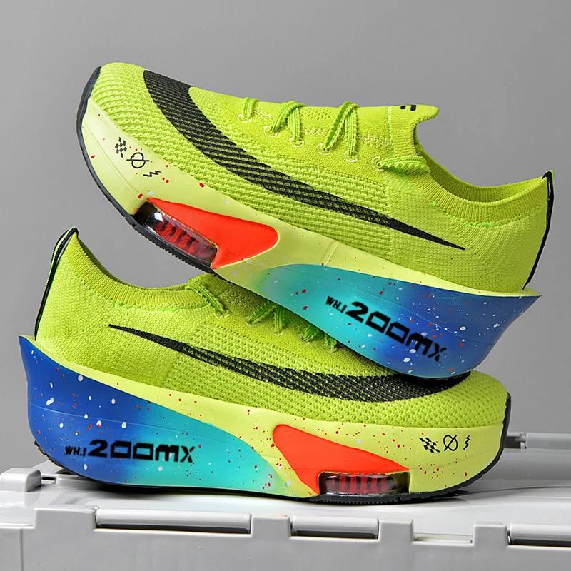 Chaussures de course Anti-renversement pour hommes et femmes, chaussures de sport durables, légères 