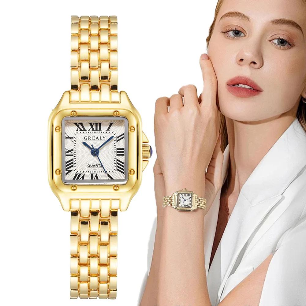 Top marque montre femmes affaires rétro classique Simple étanche bande d'acier dames mode Quartz hor