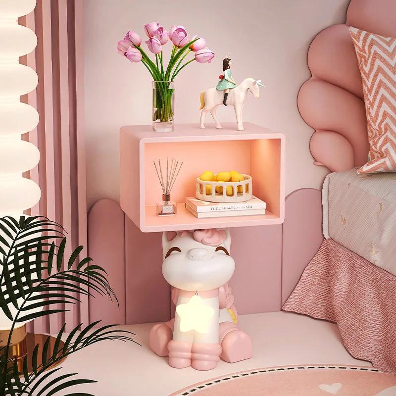 Table de chevet pour chambre à coucher, accessoires de décoration pour chambre de fille, mobilier ro
