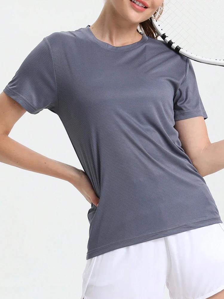 T-Shirt de Sport ultraléger à séchage rapide pour femmes, couleur unie, léger et respirant, chemise 