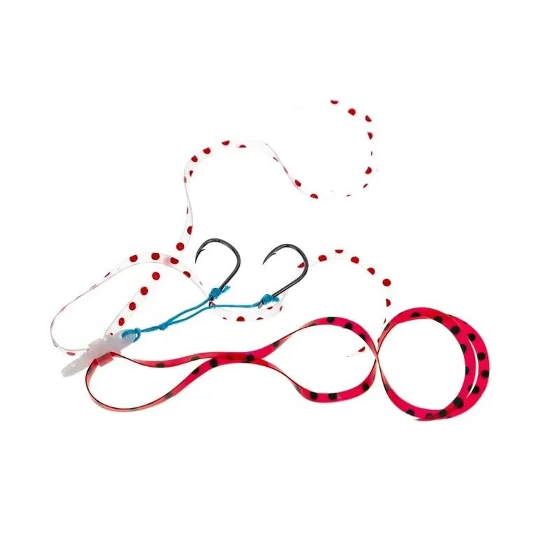50pcs jupe en Silicone crochet d'assistance crochet de gabarits crochet de pêche en mer tête de gaba