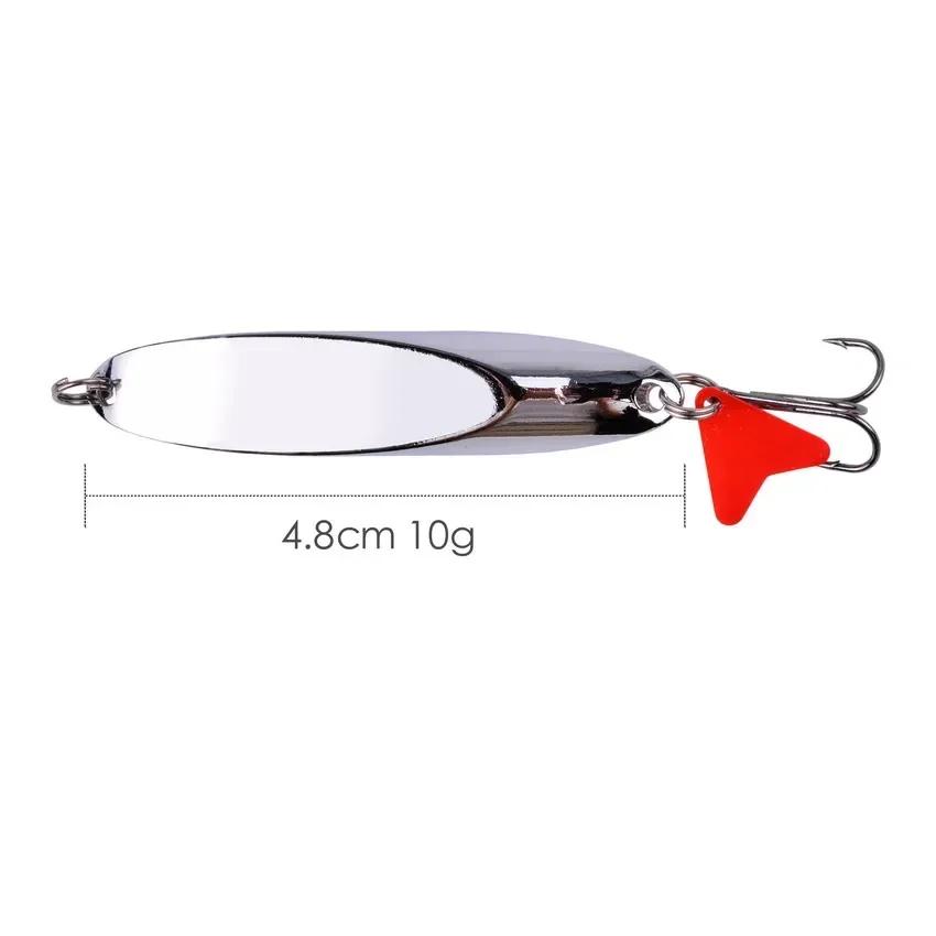 1PCMetal Spinner cuillère 7/10/14/18/21/28g leurre de pêche appâts durs paillettes bruit Paillette a