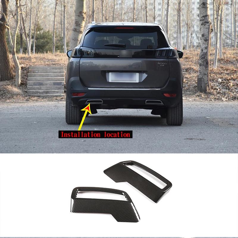 Pour Peugeot 3008 4008 5008 2017-22 voiture arrière d'échappement tuyau d'échappement silencieux fin